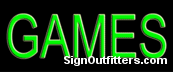 Games Neon Sign - Economically Priced