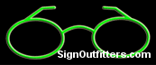 Glasses Neon Sign - Economically Priced