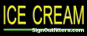 Ice Cream Neon Sign - Economically Priced