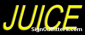 Juice Neon Sign - Economically Priced