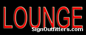 Lounge Neon Sign - Economically Priced