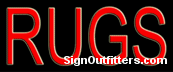 Rugs Neon Sign - Economically Priced