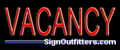 Vacancy Neon Sign - Economically Priced