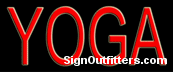 Yoga Neon Sign - Economically Priced