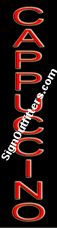 Cappuccino Neon Sign - Vertical Design - Economically Priced