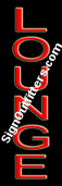 Lounge Neon Sign - Vertical Design - Economically Priced