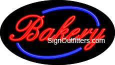 Bakery Neon Sign Script Font - Flashing Design