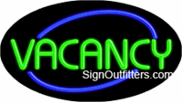 No Vacancy Neon Sign - Flashing Design