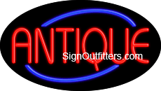Antique Neon Sign - Flashing Design