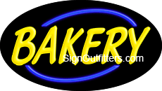 Bakery Neon Sign - Flashing Design