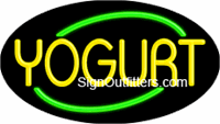 Yogurt Neon Sign - Flashing Design