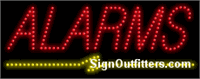 Alarms LED Sign - Regular Design