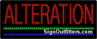 Alteration LED Sign - Regular Design