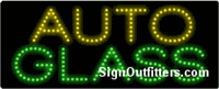 Auto Glass LED Sign - Regular Design
