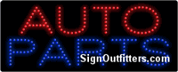 Auto Parts LED Sign - Regular Design