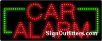 Car Alarm LED Sign - Regular Design
