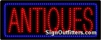 Antiques LED Sign - Regular Design