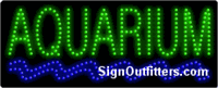 Aquarium LED Sign - Regular Design