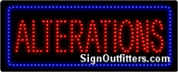 Alterations LED Sign - Regular Design