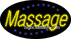 Massage LED Sign - Flashing Design
