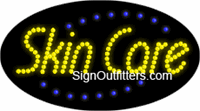 Skin Care LED Sign - Flashing Design