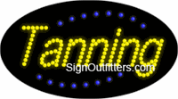 Tanning LED Sign - Flashing Design