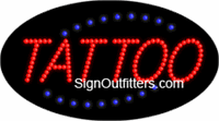 Tattoo LED Sign - Flashing Design