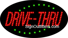 Drive-Thru LED Sign - Flashing Design