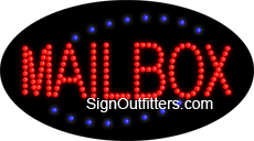 Mailbox LED Sign - Flashing Design