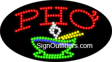 Pho LED Sign - Flashing Design