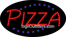 Pizza LED Sign - Flashing Design