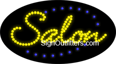 Salon LED Sign - Flashing Design