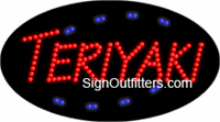 Teriyaki LED Sign - Flashing Design