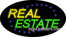 Real Estate LED Sign - Flashing Design