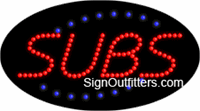 Subs LED Sign - Flashing Design