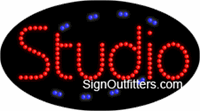 Studio LED Sign - Flashing Design