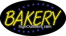 Bakery LED Sign - Flashing Design