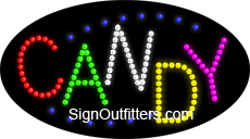 Candy LED Sign - Flashing Design