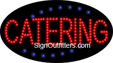 Catering LED Sign - Flashing Design