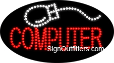 Computer LED Sign - Flashing Design