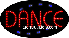 Dance LED Sign - Flashing Design