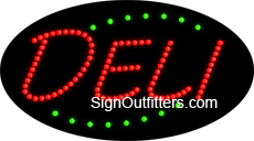 Deli LED Sign - Flashing Design