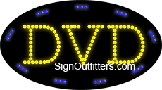 Dvd LED Sign - Flashing Design