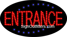 Entrance LED Sign - Flashing Design