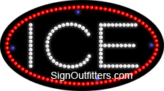 Ice LED Sign - Flashing Design