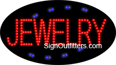 Jewelry LED Sign - Flashing Design