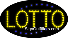 Lotto LED Sign - Flashing Design