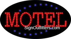 Motel LED Sign - Flashing Design
