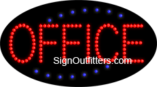 Office LED Sign - Flashing Design