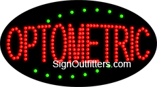Optometric LED Sign - Flashing Design